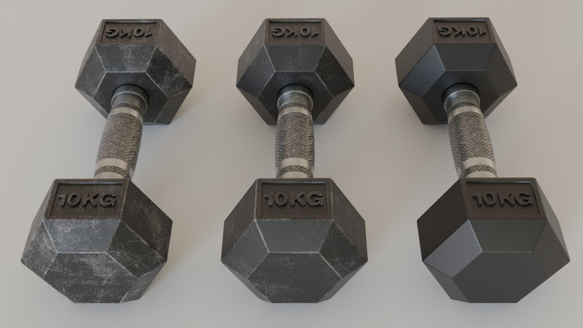 Hex Dumbbell 10 kg  preview image 1